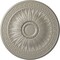 Ekena Millwork Randee Ceiling Medallion (Fits Canopies up to 3 7/8"), Hand-Painted Pearl White, 20"OD x 1 3/8"P CM20HAPWS - alternate 1